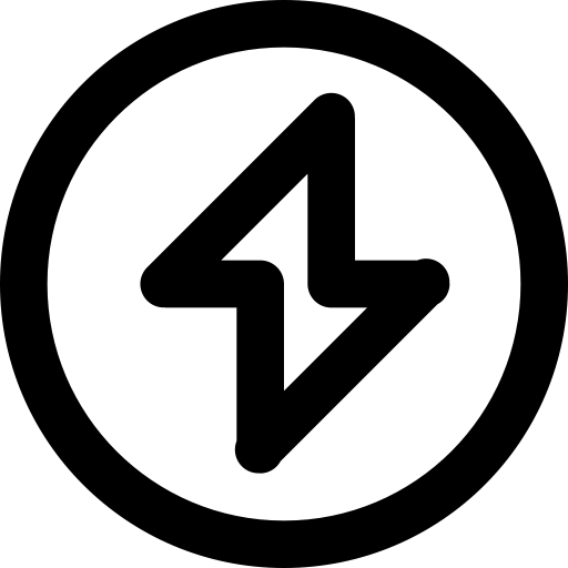 Lightning svg vector icon