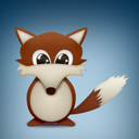 16x16, animal, fox icon