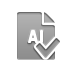 file,format,ai,checkmark icon