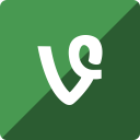 gloss, media, social, square, vine svg vector icon