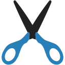 cut, cutting, scissors svg vector icon