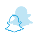 logo, media, snapchat, social svg vector icon