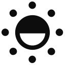 light, saturation svg vector icon