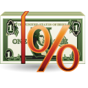 cash, money, percentage, rent icon