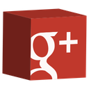 cube, google, media, set, social icon