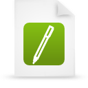 document, file, green, paper icon