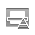 drawing,board,pyramid icon