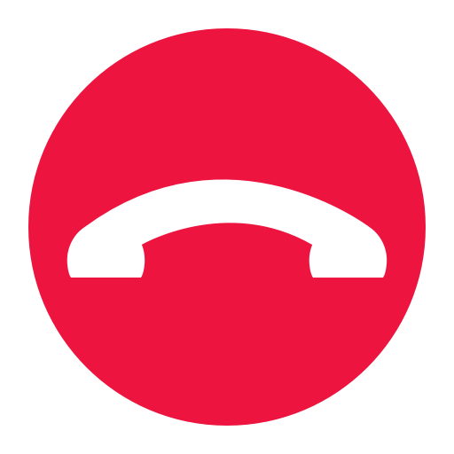 Uncall svg vector icon