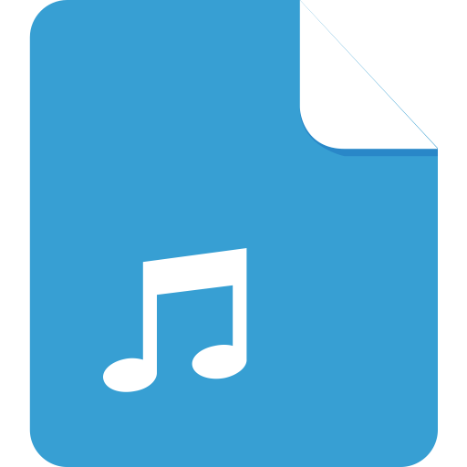 Audio svg vector icon
