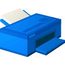 b, printer icon