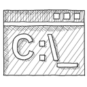cmd, copy icon