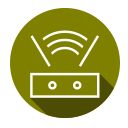 internet, network, router, wifi svg vector icon