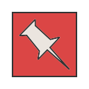 designer, file, image, media, picture, pinboard, social svg vector icon
