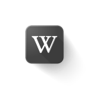 logo, wikipedia svg vector icon