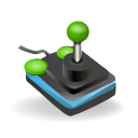 computer game, joystick icon