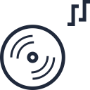 cd, compact, disk, drive, dvd, multimedia, sound svg vector icon