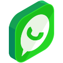 chat, communication, media, network, social, whatsapp svg vector icon
