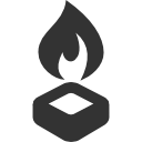 hex,burner icon