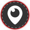 media, online, periscope, social svg vector icon