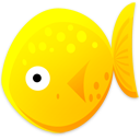 yellowfish,cartoon icon