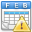 calendar, error icon