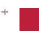ensign, flag, malta, nation svg vector icon