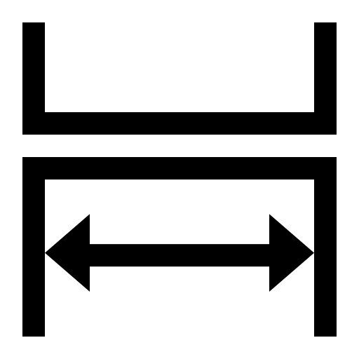 Fit Width svg vector icon