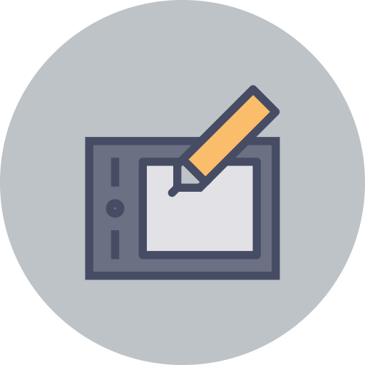 Drawing Tablet svg vector icon