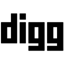 digg, digger, web svg vector icon