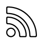feed, rss, slim rss, subscribe icon