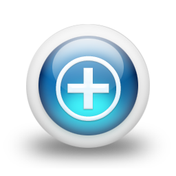 glossy,blue,orb icon