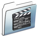movie,old,folder,graphite,smooth,film,video icon