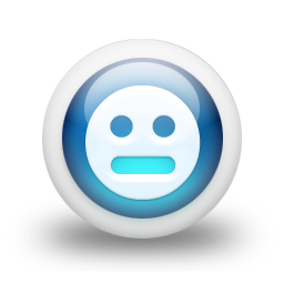 glossy,blue,orb icon