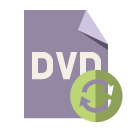 file,format,dvd,refresh icon