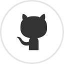 github, logo, media, social svg vector icon