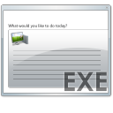exe,file,paper,document icon