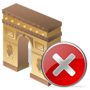 arcodeltriunfo,close,no,cancel,stop icon