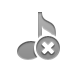music,eighth,note,close icon