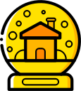 christmas, globe, snow, xmas svg vector icon
