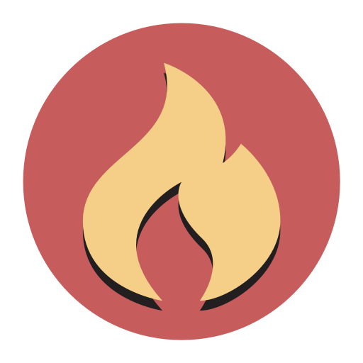 Fire svg vector icon