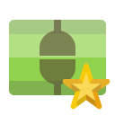 connect,vertical,star icon