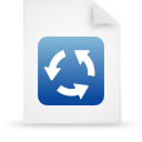 blue, document, file, paper icon