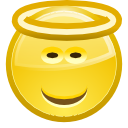 face,angel,smiley,emotion,emot icon