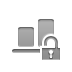 align,horizontal,bottom,lock,open icon