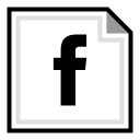 brand, facebook, online svg vector icon