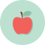 apple,flat,six,revision icon