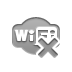 wifi,cross icon