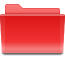 folder,red icon