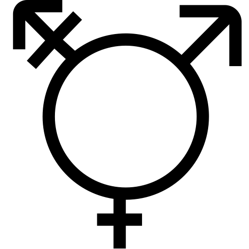 Transgender Everything svg vector icon