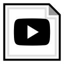 brand, online, play, youtube svg vector icon